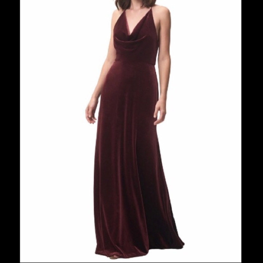 Jenny Yoo Sullivan Velvet Dress